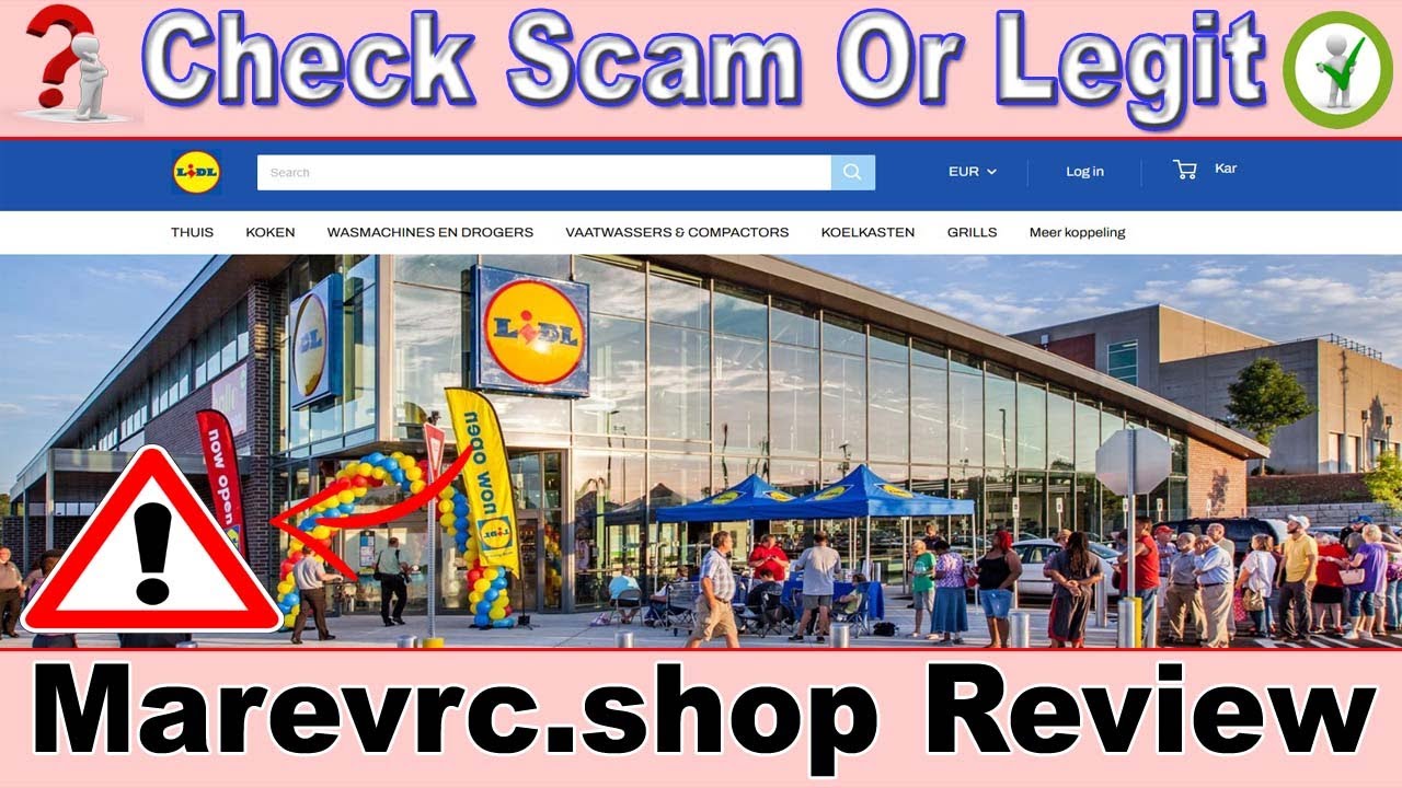 Marevrc.shop Review ⚠️ Fake Lidl Website? Scam or Real Deal? Must Watch!