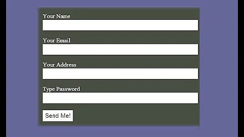 HTML form with input type button