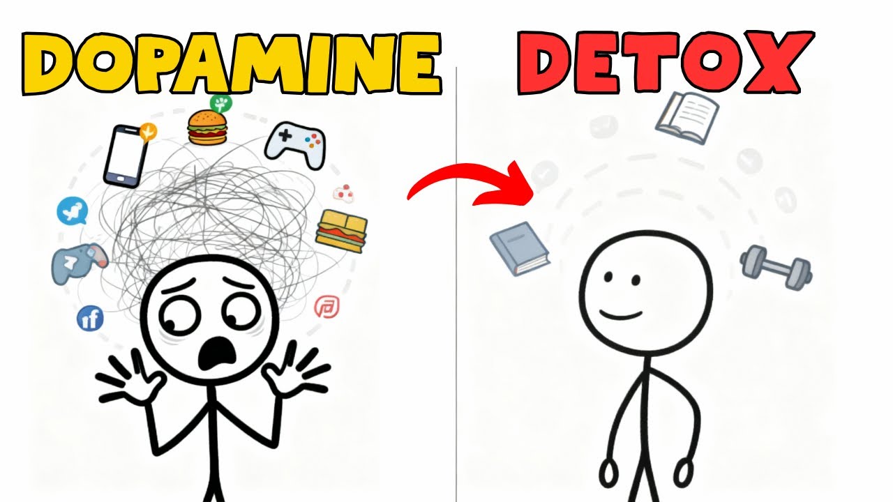 How to Trick Your Brain To Do Hard Things (Dopamine Detox) - YouTube
