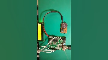 DS1307 Arduino Clock LCD test