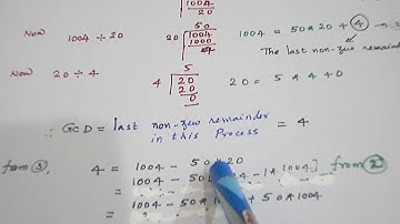 EXAMPLE ON EUCLIDEAN ALGORITHM