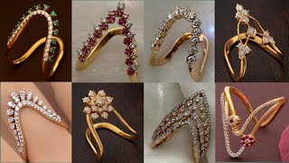 Latest gold vanki style finger ring design/ stone ring design/ruby ring/ #trending @glamjewellery210