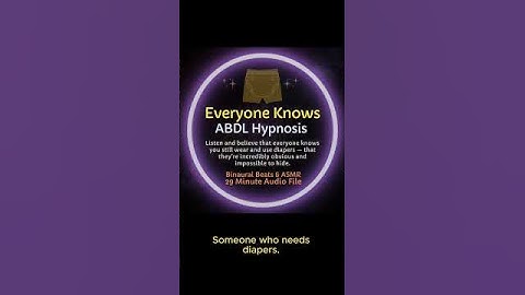 PREVIEW: HypnoCat Everyone Knows ABDL Hypnosis Affirmations