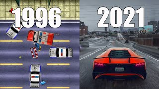 Evolution of GRAND THEFT AUTO (1996-2021)