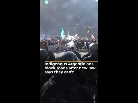 Violent Clashes As Indigenous Argentinians Protest Reform AJ Shorts 