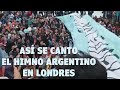 LOCURA ARGENTINA EN INGLATERRA ITALIA VS ARGENTINA FINALISSIMA