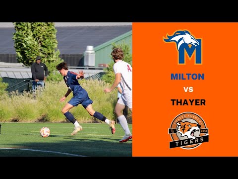 Milton Academy v. Thayer Academy | Match Highlights | (9/28/2022)