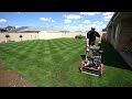 First Mow with the Toro Greensmaster 1000 // Lawn Renovation Day 26