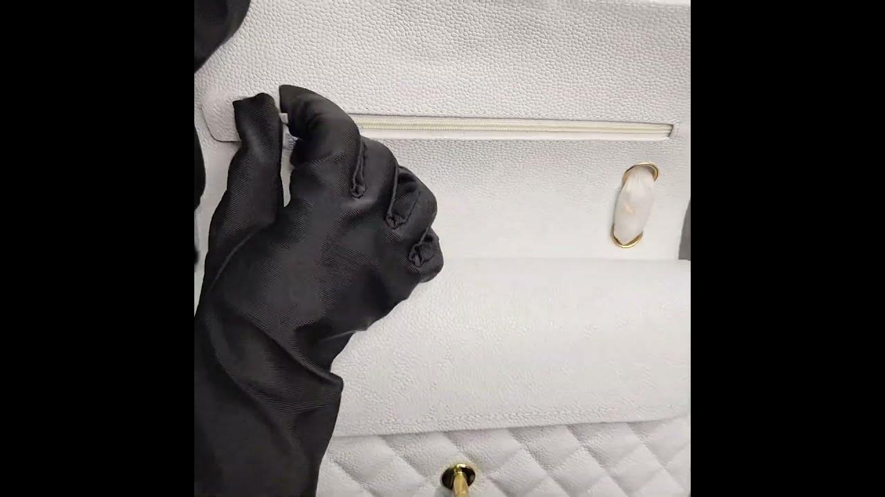 Watch and listen to see why this Chanel Black Grained Calfskin