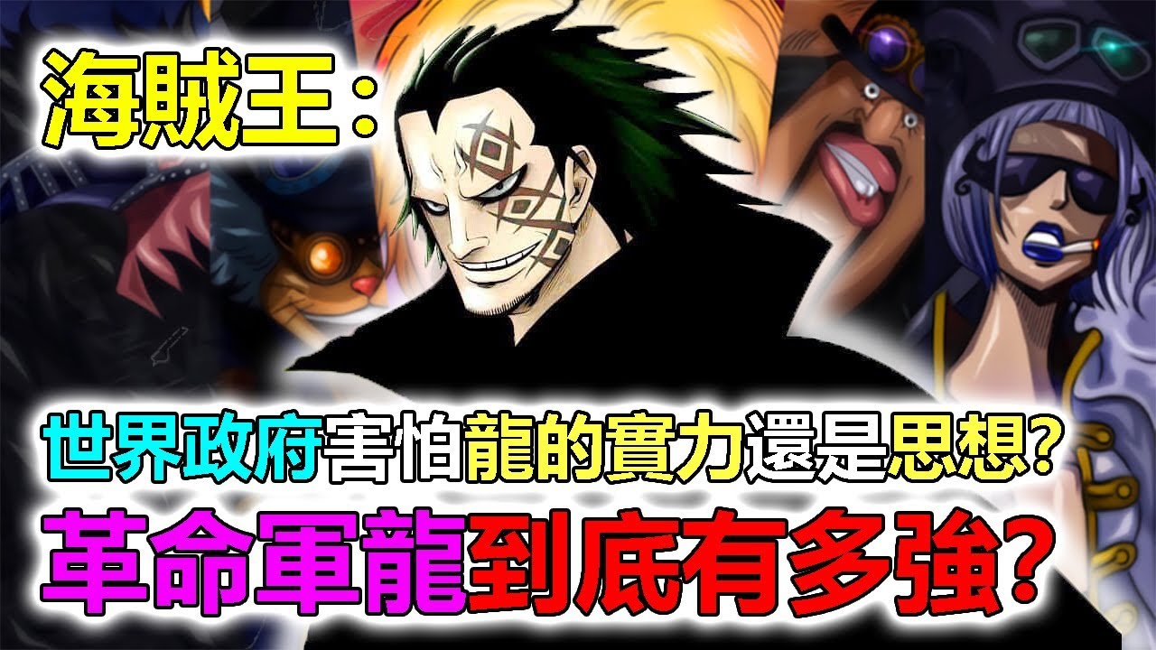 海賊王 世界政府害怕龍的實力還是思想 革命軍龍到底有多強 Youtube