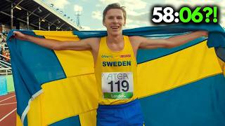 This Swedish 800m Runner Just DESTROYED the Half Marathon World!