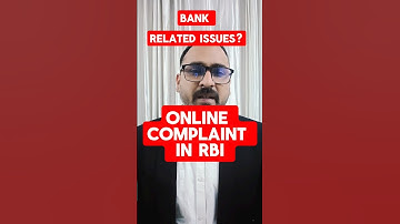 Bank related issues? Do online complaints in RBI. #shorts #bank #issues #complaint in #RBI #india