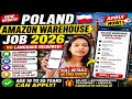 Poland Amazon Warehouse Job 2026 | Salary, Accommodation, Transport &amp; Medical Full Details||
