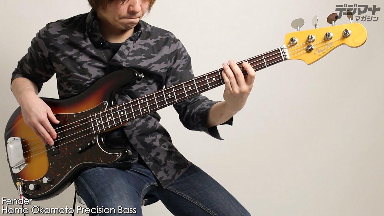 Fender HAMA OKAMOTO プレベ　【ネック裏サテン加工】