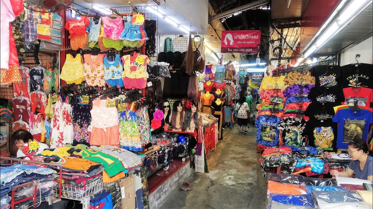 タイ ディープなプラトゥーナム市場 バンコク Youtube