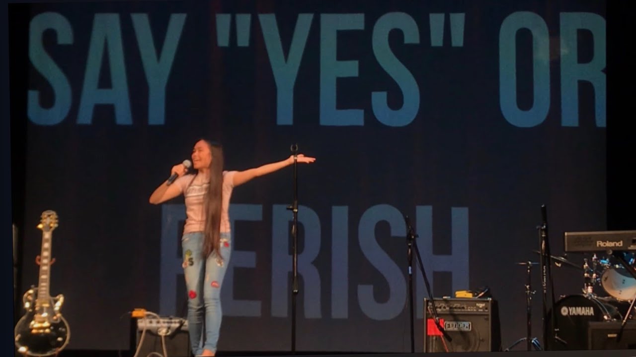 I tried to be bo burnham for the talent show and got 2nd place