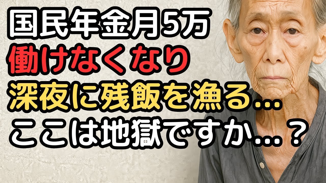 国民年金月5万円『働けなくなったら終わり』72歳の絶望