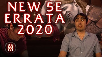 The Most BROKEN Spell in 5e just got nerfed... (New Errata 2020 and Sage Advice Compendium Overview)