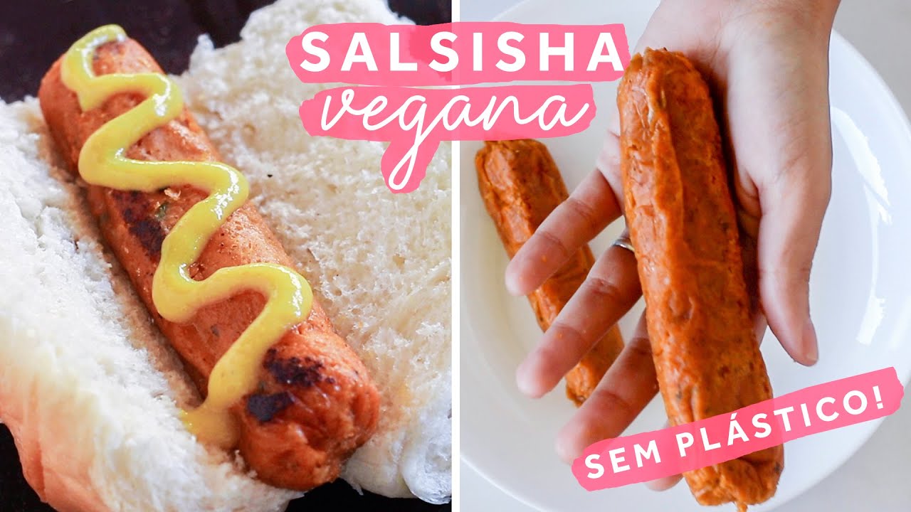 SALSICHA VEGANA | SEM PLÁSTICO NO COZIMENTO!