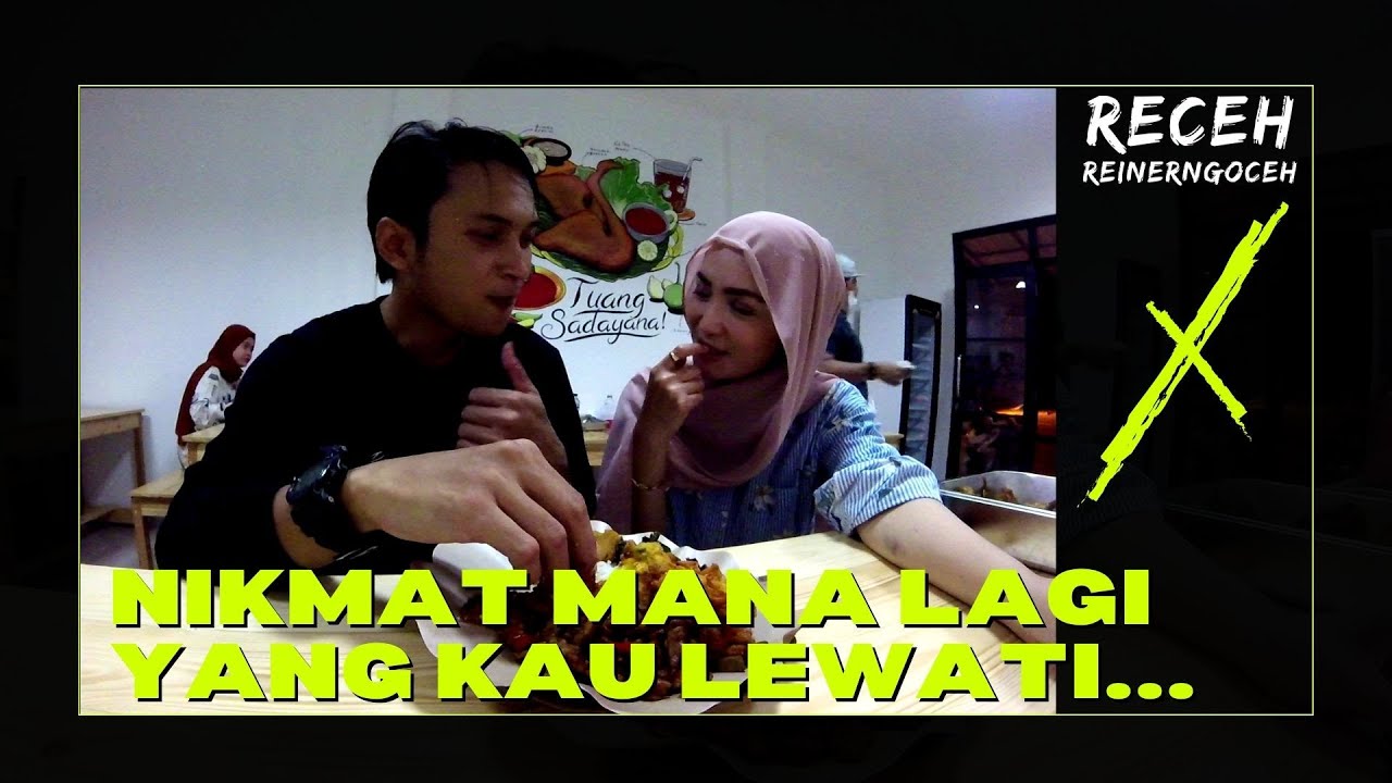 MAKAN DI SAUNG TEH IMEL BONUS DITEMENIN PEMILIKNYA