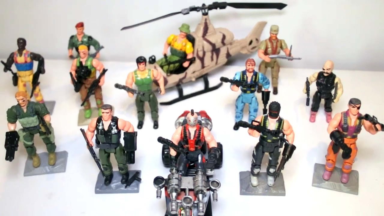 COLEÇÃO DE BONECOS S.O.S COMMANDOS DA GULLIVER ANOS 80 e 90