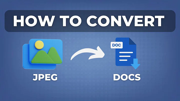 How To Convert Image To Text  Using Google Docs (JPEG to DOCX)