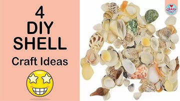 4 Amazing Sea Shell Craft Ideas | @CraftStack