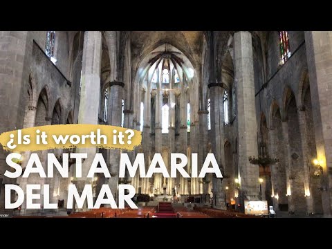 Vidéo: Description et photos de l'église Santa Maria del Mar - Espagne: Barcelone