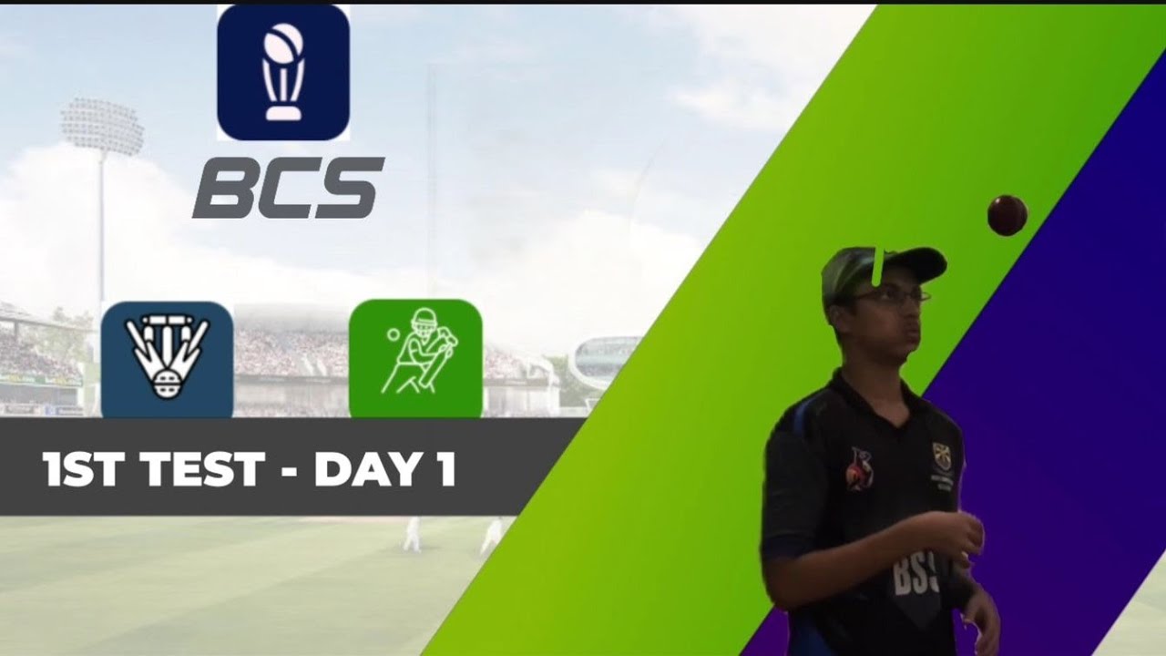 BCS | Hassan XI vs Ahmad XI | Test Match 1| DAY 1 | Hassan Mujtaba Official