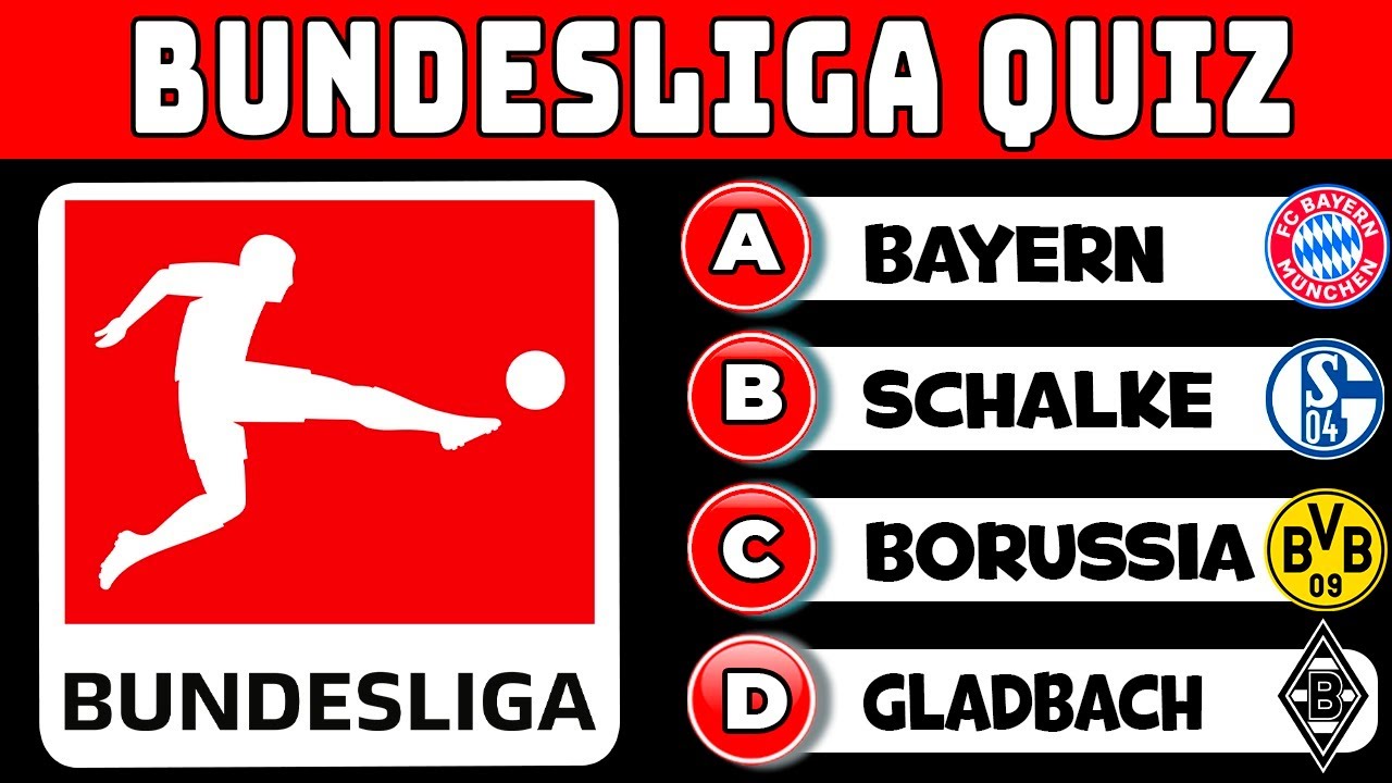 Bundesliga Quiz – Nur 1% weiß alle Antworten!  Fußball Quiz