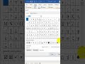 How to insert degree symbol in Word #viral #shorts #howto