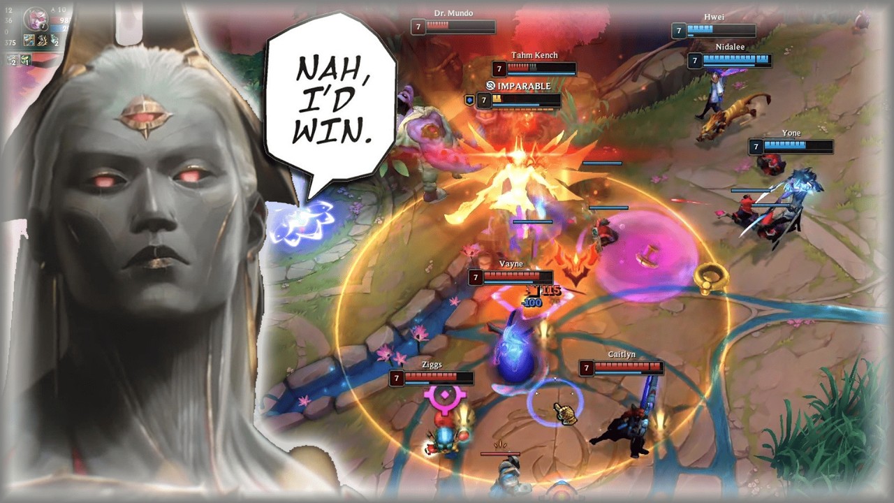 ¿VIDA INFINITA? 🩸 ¡EL COMBO DE ZAAHEN + ULTI DE SAMIRA + ROBO DE VIDA ES CRIMINAL! (ARAM CAOS)