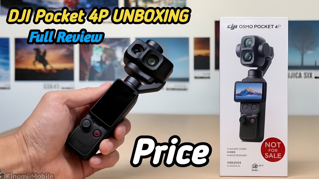 DJI Osmo Pocket 4P Standard Combo Unboxing & Full Review | Pros & Cons | Pocket 4 Pro Price!