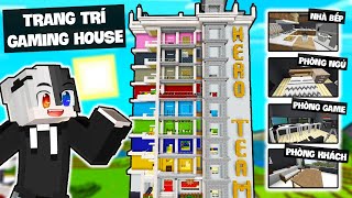 Siro trang trí GAMING HOUSE CỦA HERO TEAM trong làng MINECRAFT SIÊU NGẦU