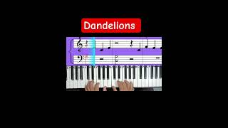 Dandelions (Ruth B.) piano cover song