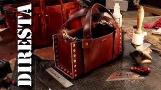 DiResta Leather Bag No Stitching