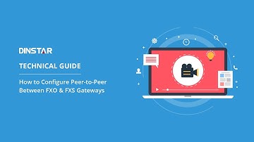 How to configure Peer to Peer between FXO Gateway and FXS Gateway