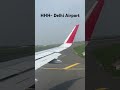 Hhhair india aircraft take off from delhi airport        