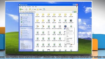 Mozilla® Firefox: "Error opening file for writing" in Windows® XP
