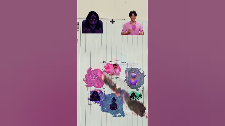 Guess The Mixed Color of KPop Demon Hunters Part 43  #kpopdemonhunters #paintmixing #colormixing