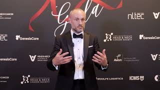 Richard Briggs, GenesisCare at the inaugural Head and Neck Cancer Gala 2025