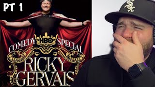 First Time Hearing | Ricky Gervais Out Of England Stand Up Special 2008 (Reaction) Part 1