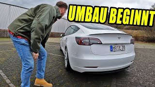 Tesla Model 3 Spurverbreiterung ⎮ Spoiler ⎮ Säbelzähne