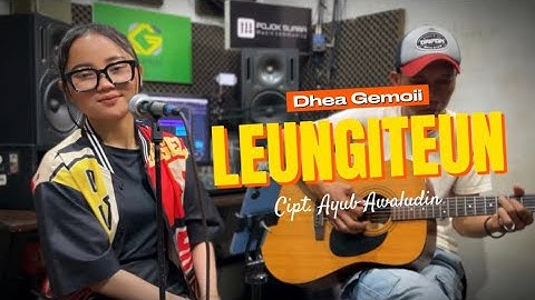 LEUNGITEUN - ABIEL JATNIKA (LIVE COVER DHEA GEMOII) POJOK SUARA VERSI AKUSTIK