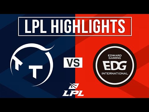 TT vs EDG Highlights ALL GAMES | LPL 2025 Split 3 | ThunderTalk Gaming vs EDward Gaming