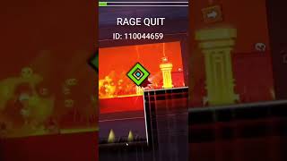 RAGE QUIT #gd #ragequit