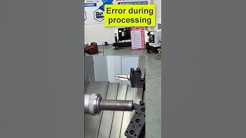 Error during processing #cnc #machine #lathe