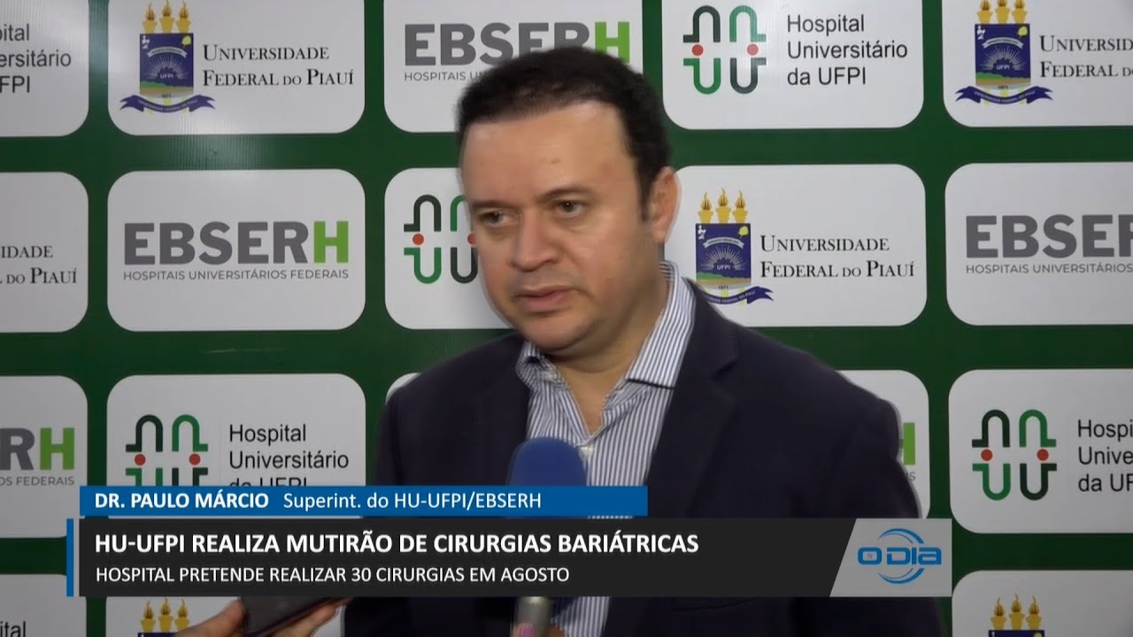 HU-UFPI Realiza mutirão de cirurgias bariátricas em agosto 04 08 2023
