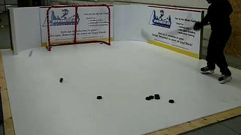 Synthetic Ice "shooting Practice" By "Synthetic Ice Solutions"