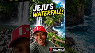 🌊 Jeju's Hidden Waterfall! | A Must-See Spot in Korea 🇰🇷